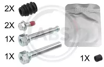 Комплект напрямних втулок, гальмівний супорт 55185 A.B.S.