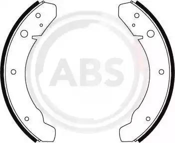 Комплект тормозных колодок 8720 A.B.S.