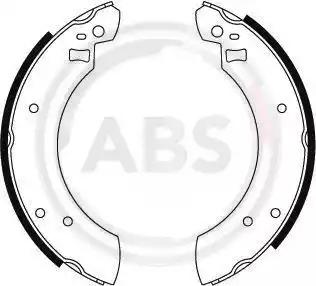 Комплект тормозных колодок 8743 A.B.S.