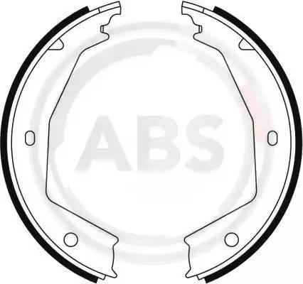 Комплект тормозных колодок стояночная тормозная... 9060 A.B.S.