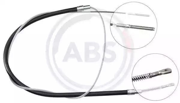 Трос ручного гальма зфд. bmw 3 e30 1.6-2.3 85-94 л=пр. 1725/630 K10166 A.B.S.