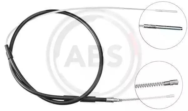Трос ручного гальма vw caddy вир-во abs K11386 A.B.S.