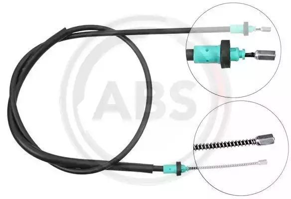 Трос ручного гальма зад. sandero 08- л=пр. барабан 1658/1478 K13606 A.B.S.