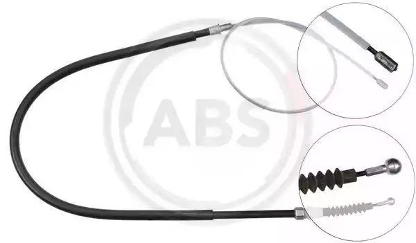 Трос ручного гальма зад. superb 08-15 1.9tdi K13766 A.B.S.