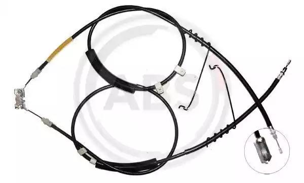 Трос ручного гальма вир-во abs K17715 A.B.S.