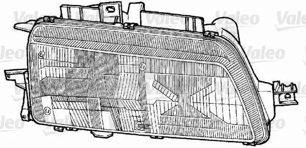 Фара передня в зборі 082797 VALEO
