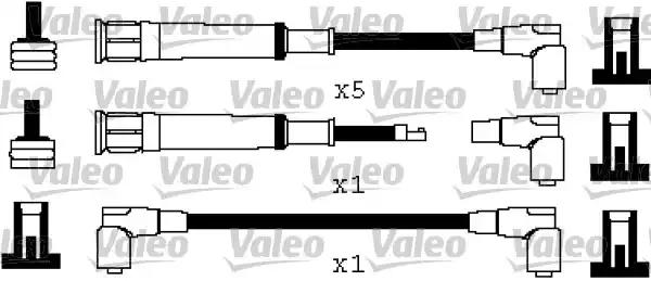 Комплект проводов зажигания 346377 VALEO