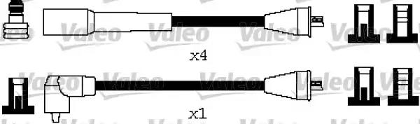 Комплект проводів високої напруги 346609 VALEO