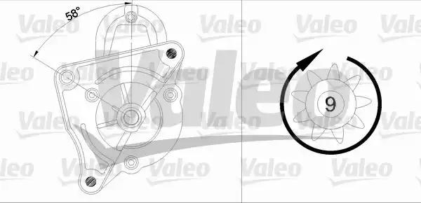 Стартер 433321 VALEO