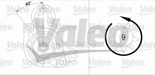 Стартер 436019 VALEO