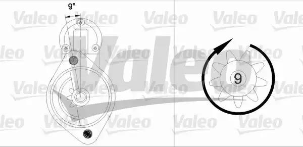 Стартер 436042 VALEO