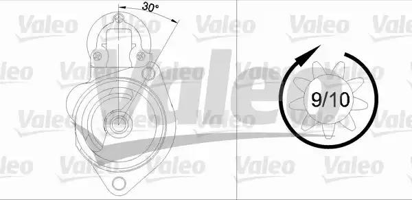 Стартер 436048 VALEO