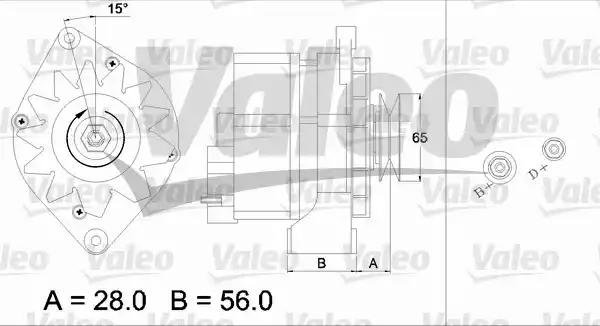 Генератор 436295 VALEO