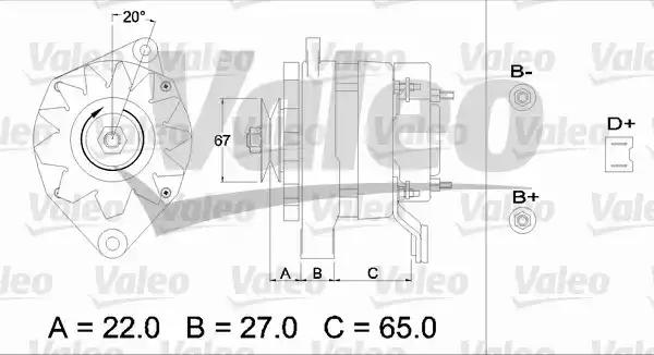 Генератор 436313 VALEO