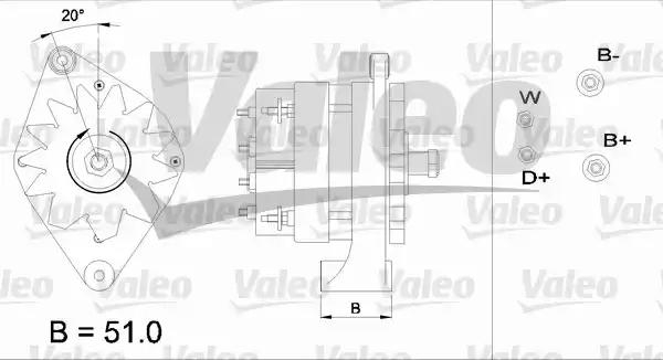 Генератор 436440 VALEO