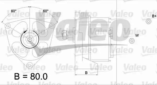 Генератор 436578 VALEO