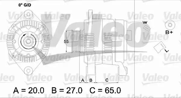 Генератор 436697 VALEO