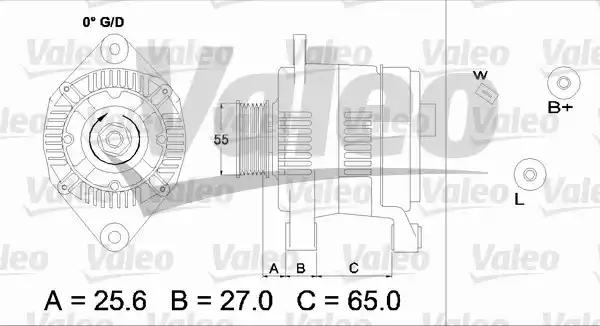 Генератор 436706 VALEO