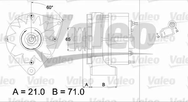 Генератор 437372 VALEO