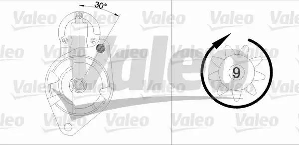 Стартер 455879 VALEO