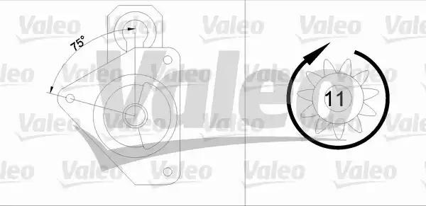 Стартер 458175 VALEO