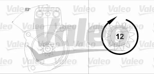 Стартер 458201 VALEO