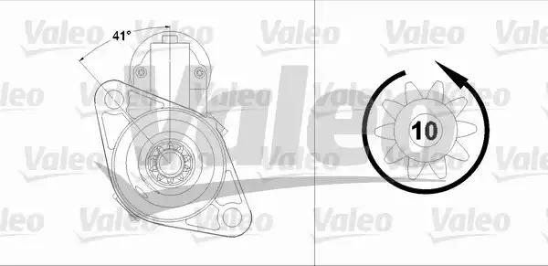 Стартер 458215 VALEO