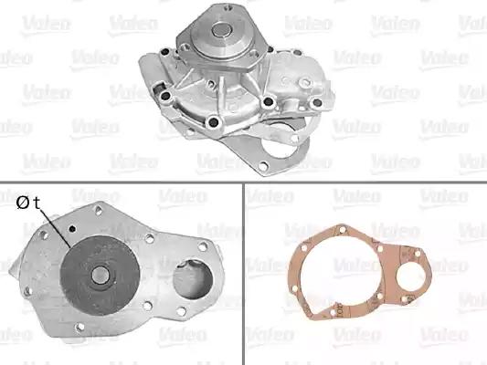 Насос охолоджувальної рідини, охолодження двигуна 506072 VALEO