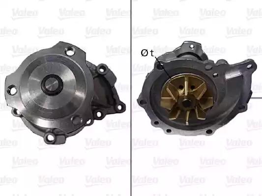Насос охолоджувальної рідини, охолодження двигуна 506579 VALEO