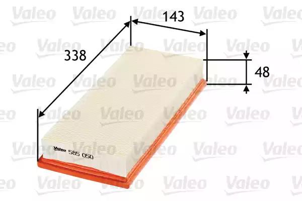 Фільтр повітряний 585050 VALEO