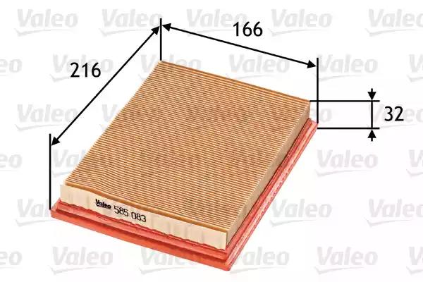 Фільтр повітряний 585083 VALEO
