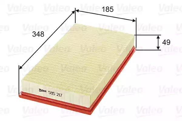 Воздушный фильтр 585217 VALEO