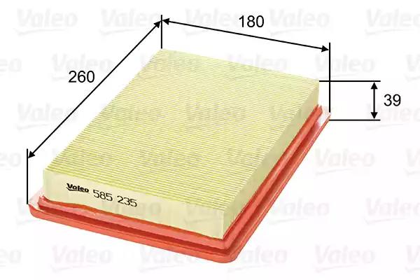 Повітряний фільтр 585235 VALEO
