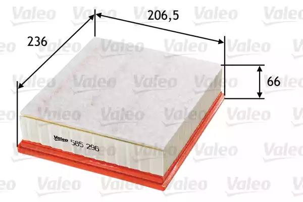 Повітряний фільтр 585296 VALEO