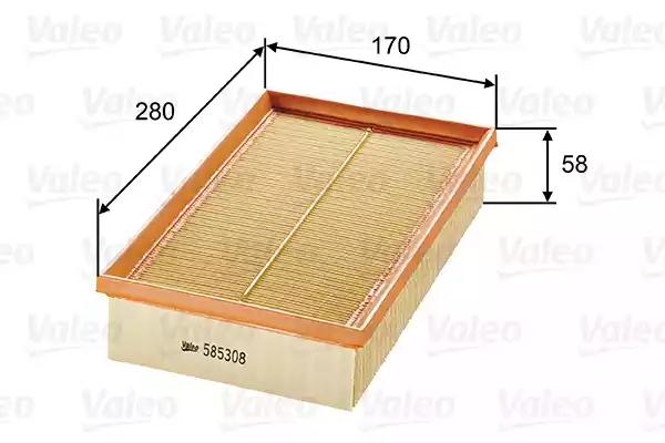 Воздушный фильтр 585308 VALEO