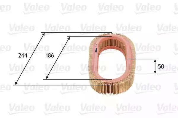 Повітряний фільтр 585616 VALEO