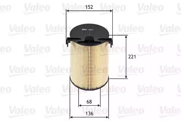 Воздушный фильтр 585652 VALEO