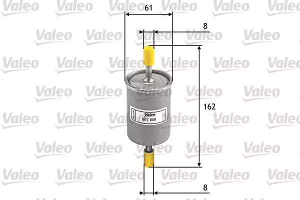 Фільтр паливний 587008 VALEO