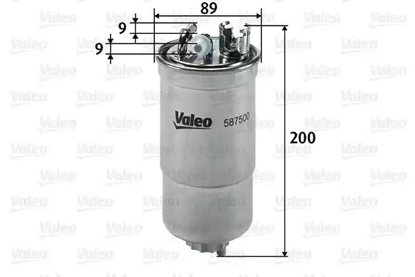 Топливный фильтр 587500 VALEO