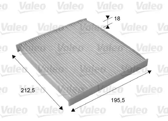 Фильтр воздух во внутренном пространстве 715689 VALEO
