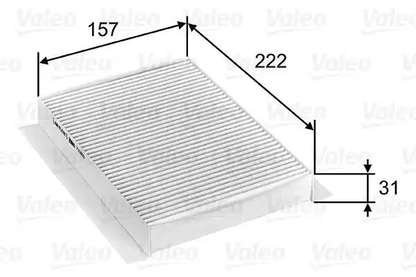 Фільтр, повітря у салоні 715809 VALEO