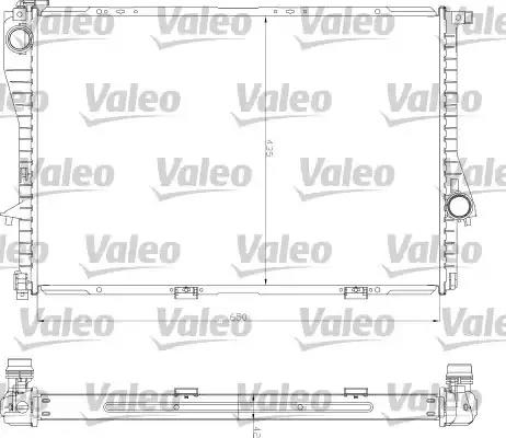 Радиатор охлаждение двигателя 734277 VALEO