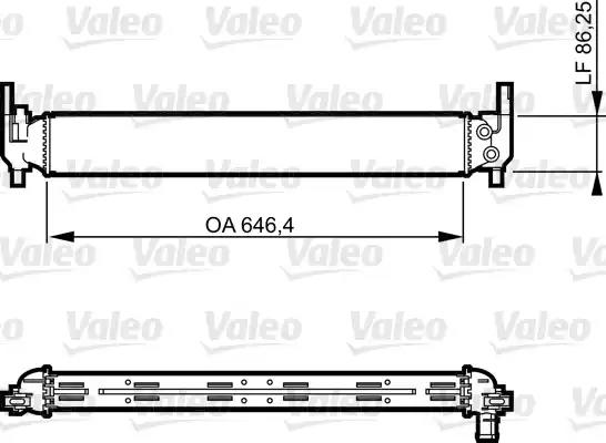 Радіатор системи охолодження skoda fabia/rapid/roo 735310 VALEO