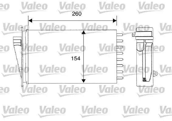 Радіатор обігрівача 812194 VALEO