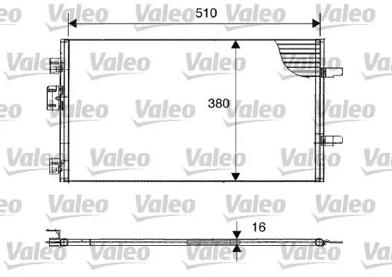 Радіатор кондиціонера 817602 VALEO