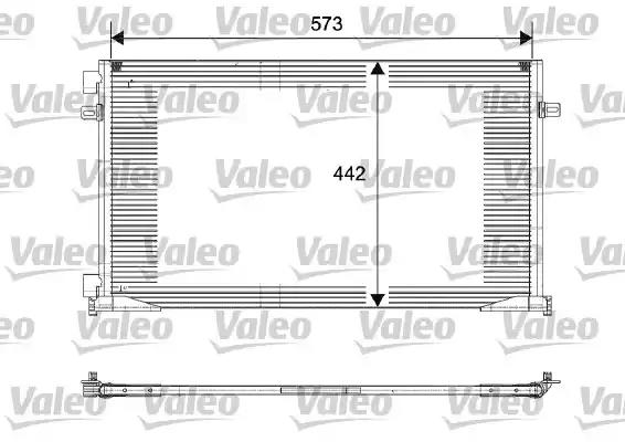 Радіатор кондиціонера 817644 VALEO