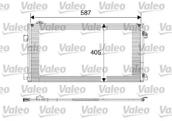 Радіатор кондиціонера 817646 VALEO