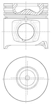 Поршень 8710390040 NURAL