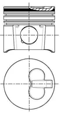 Поршень 92мм citroen - t9a dj5 8711240000 NURAL
