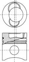 Поршень двигуна 8713650095 NURAL